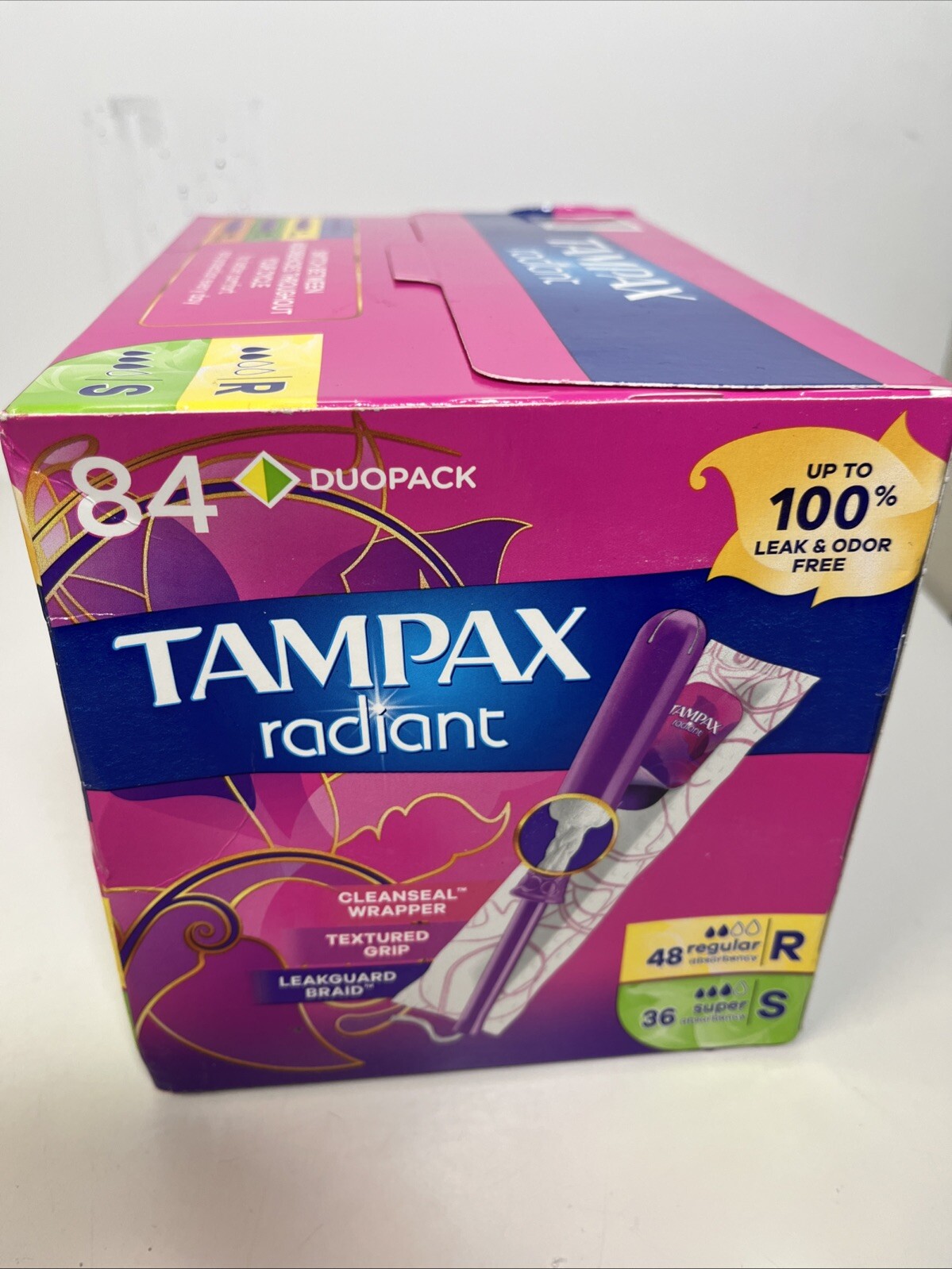 TAMPAX 784 CT, (48 Regular/36 Super)