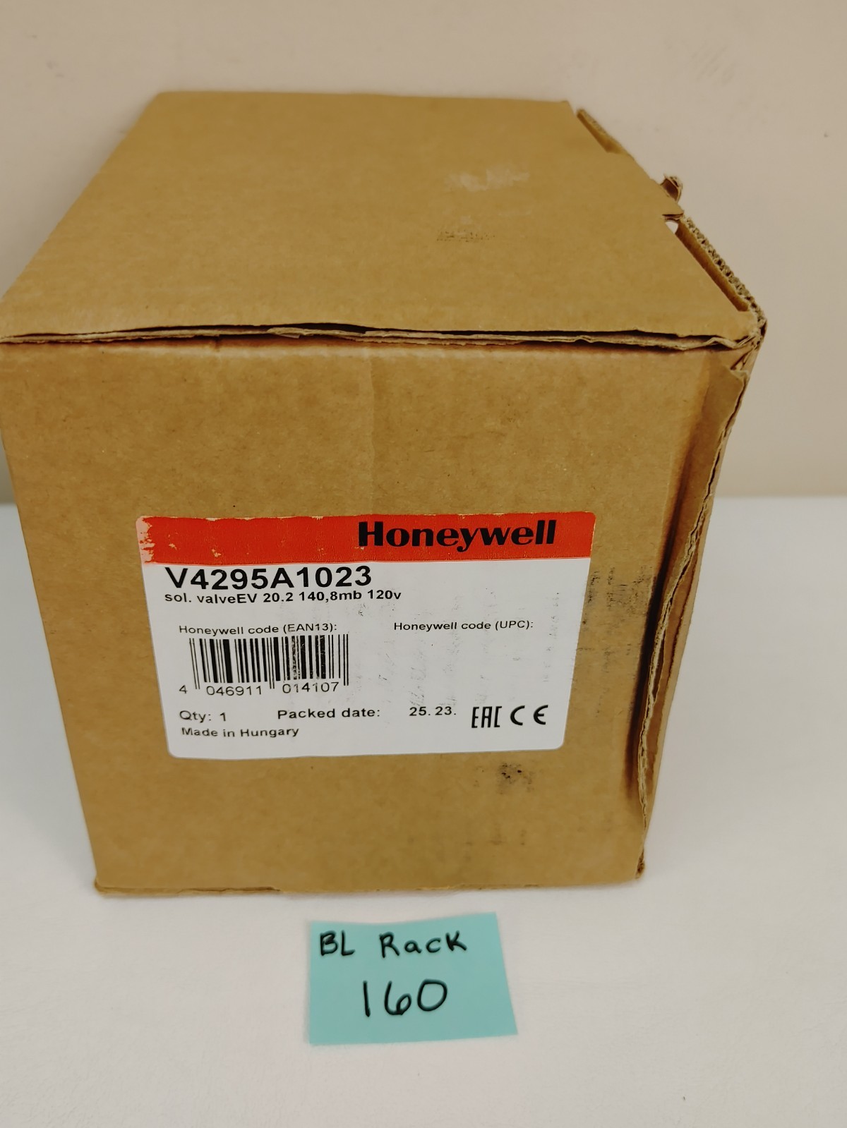 HONEYWELL V4295A1023 V4295A1023 120V OLENOID GAS SHUT-