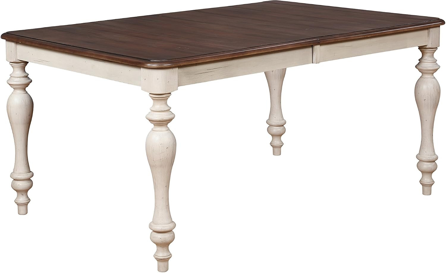 Arch Weathered Oak Dining Set: Table with Extension Leaf, Four Chairs, Multi