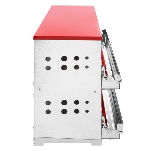 2-Layers 6-Compartments Chicken Nesting Case Chicken Coop Box Nesting Box 50kg