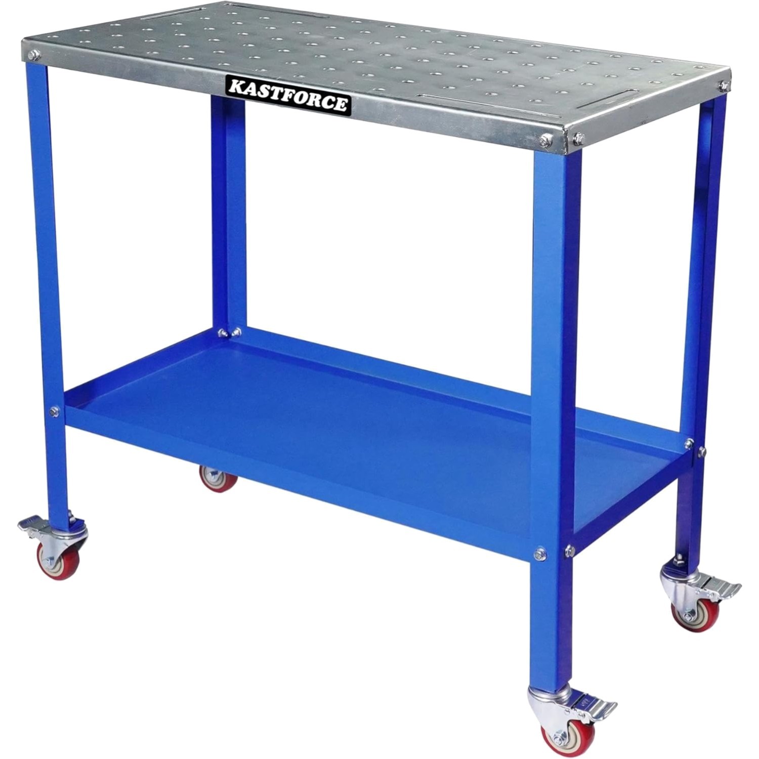 Welding Table Steel Heavy Duty 36x18 with Casters 1200 lbs Capacity