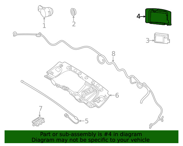 Genuine Blind Spot Detection System Warning Sensor Bracket 247-885-56-02