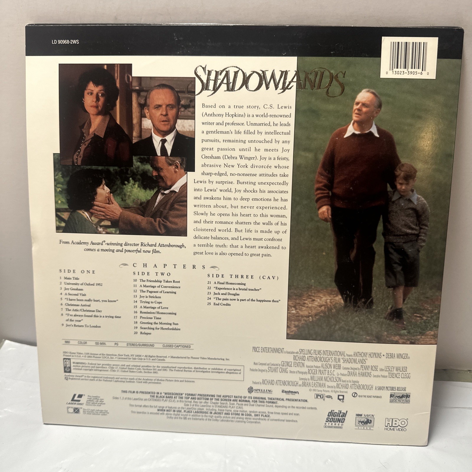 Shadowlands (Laserdisc, 1994)