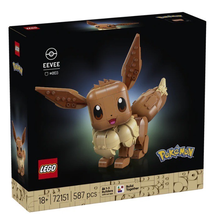 LEGO 72151 Eevee - Pokemon - BNISB New