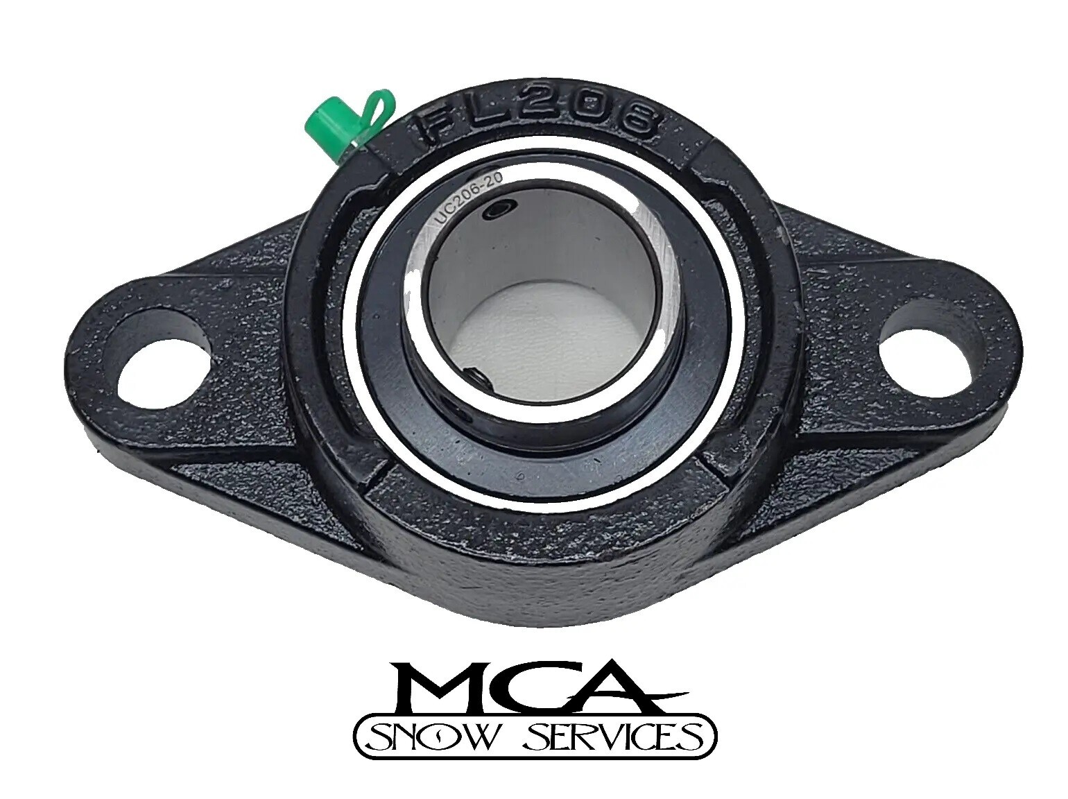 BUYERS SALTDOGG SPINNER BEARING 2 HOLE 1.25" BORE C TO C 4.609" AB2H20S 2F20SCR