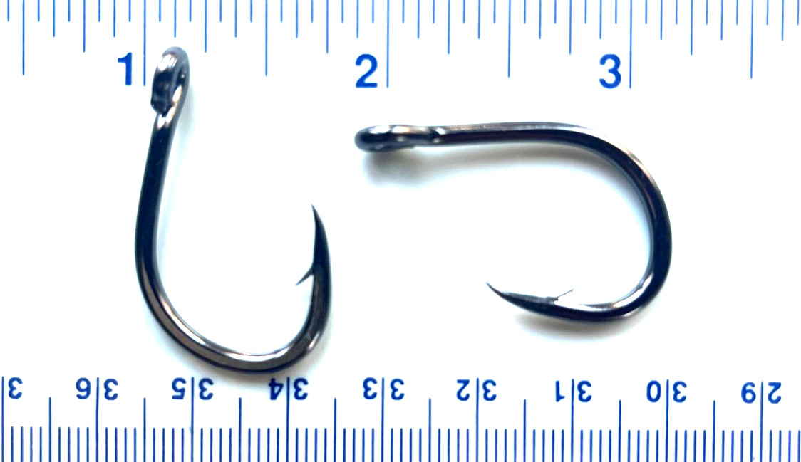 50 GT 7262 High Carbon Cutting Point Gorilla Big Game Live Bait Hooks size 3/0
