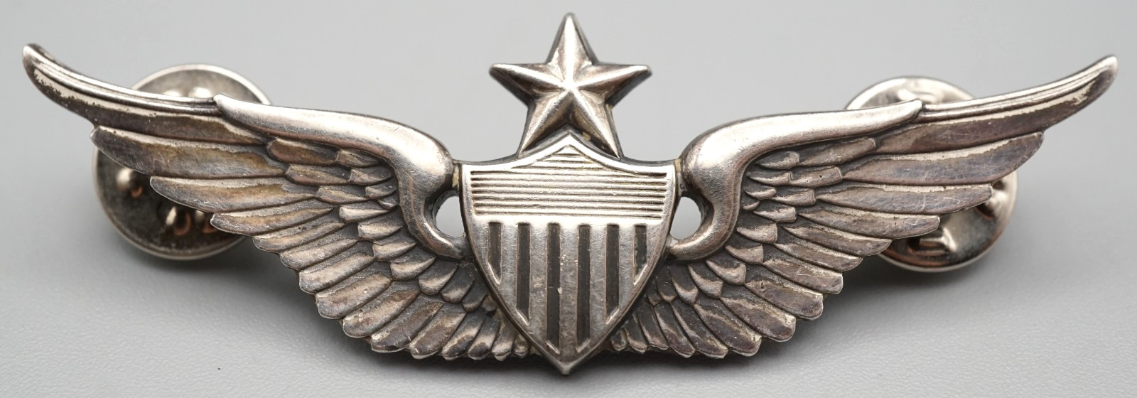 Vietnam War Sterling Army Senior Aviator Pilot 2 1/2 Inch Wings Badge