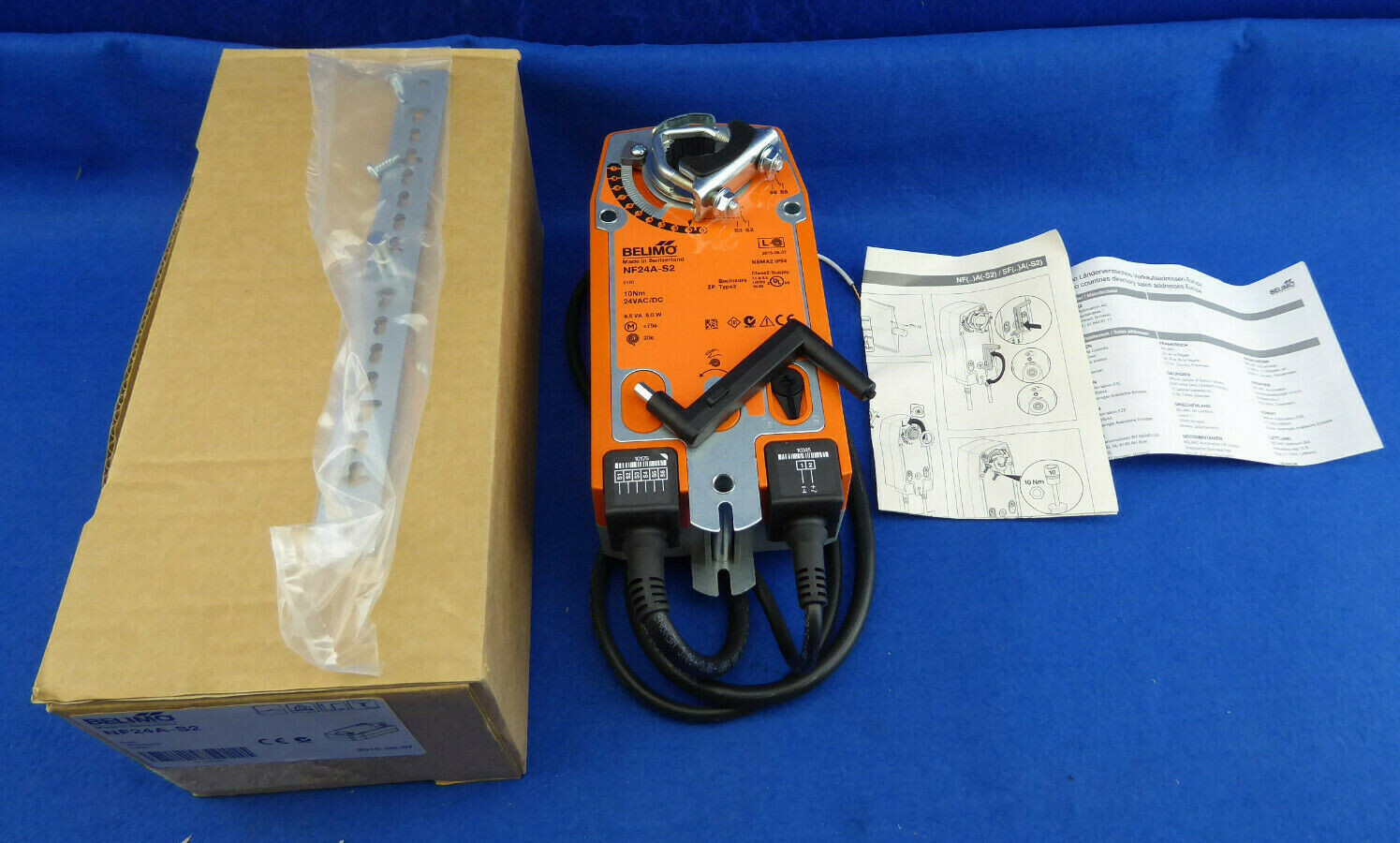 New Belimo NF24A-S2 Damper Actuator Actuator AC/DC 24 V 10Nm NF24A S2