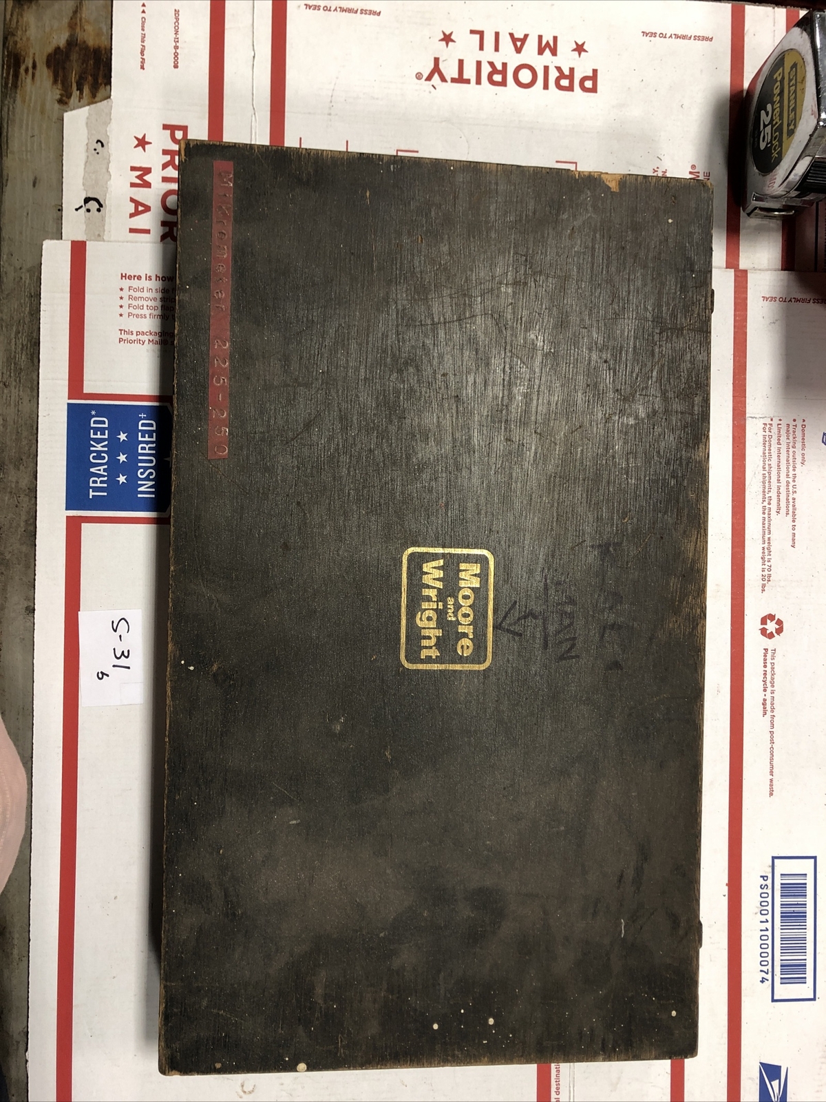 Moore & Wright 225-250mm Micrometer With Case Used