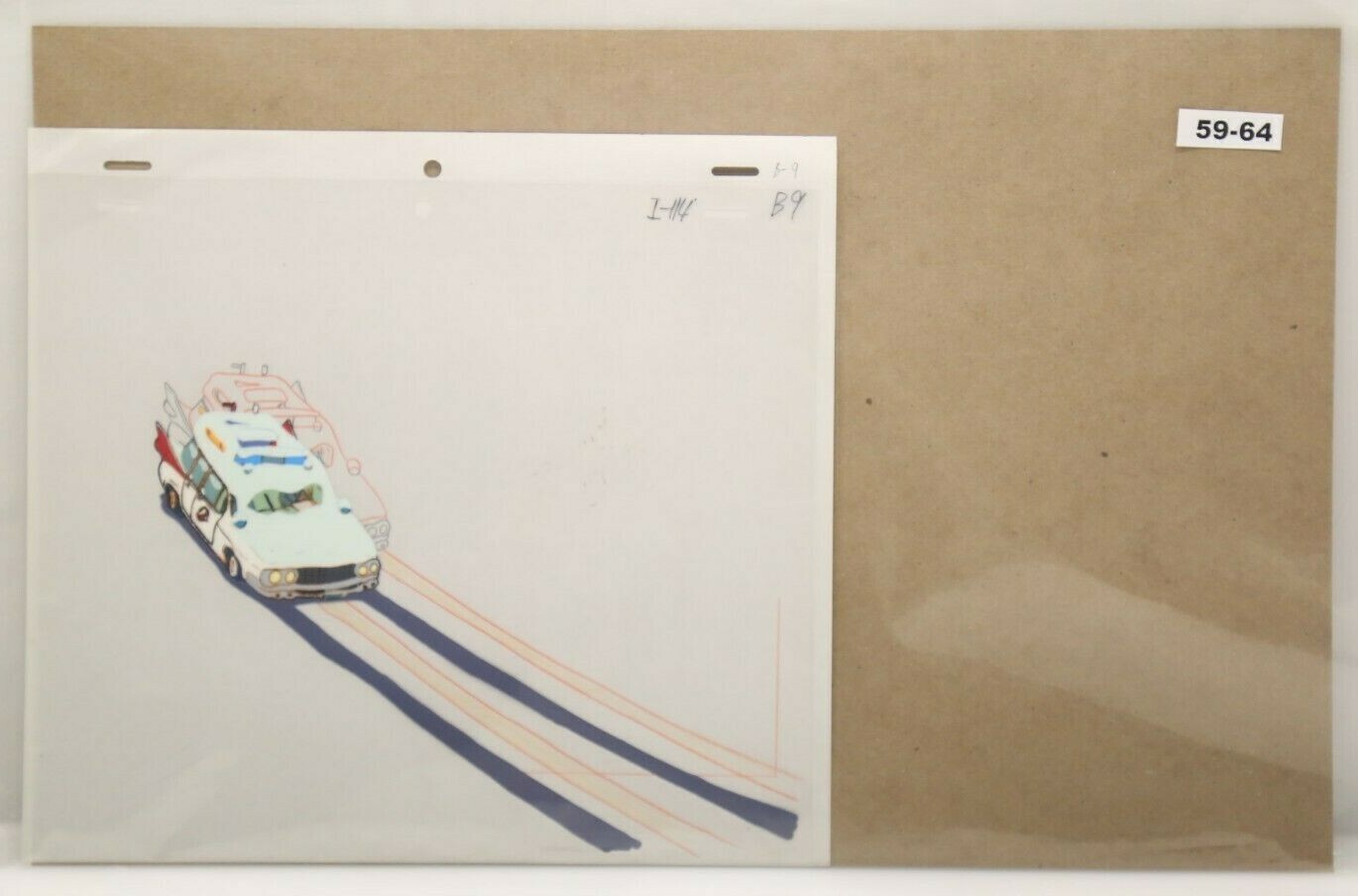 GhostBusters Original Production Drawing And Cel 59-64 Used Cond.