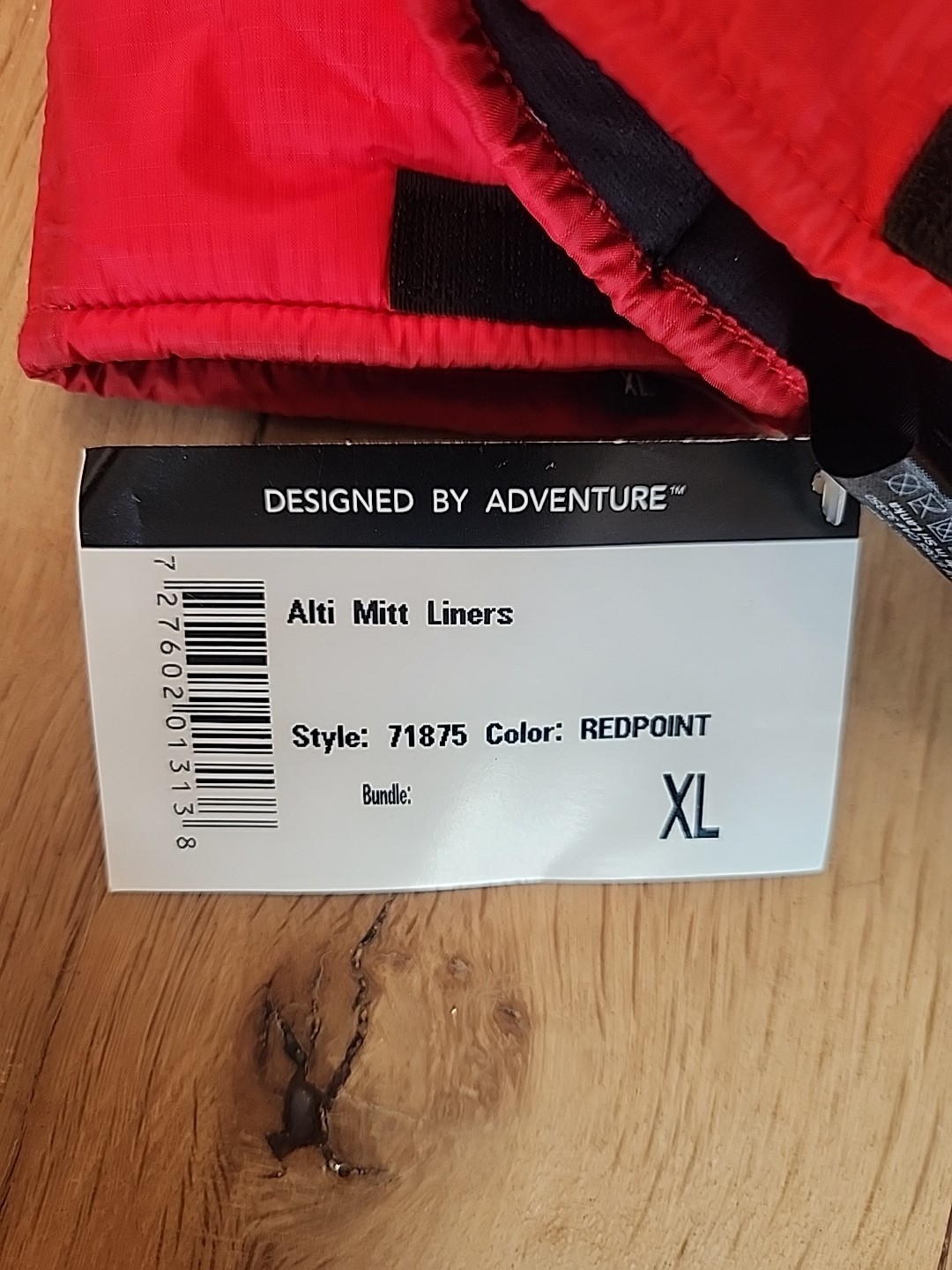 NWT Outdoor Research Alti Mitt Mitten Liners Red LARGE