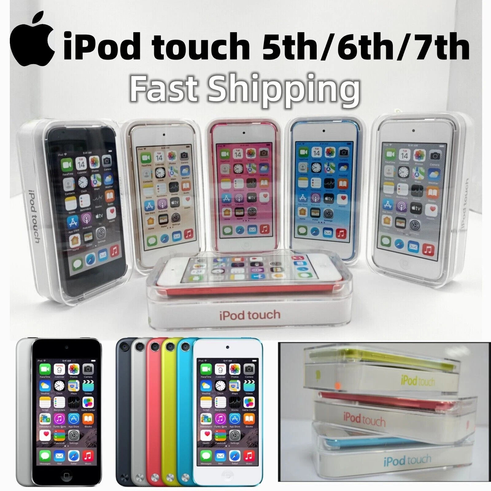 New ⭐Apple iPod Touch 5th 6th 7th Gen 32/64/128/256GB (All colors) 🍎Sealed Lot
