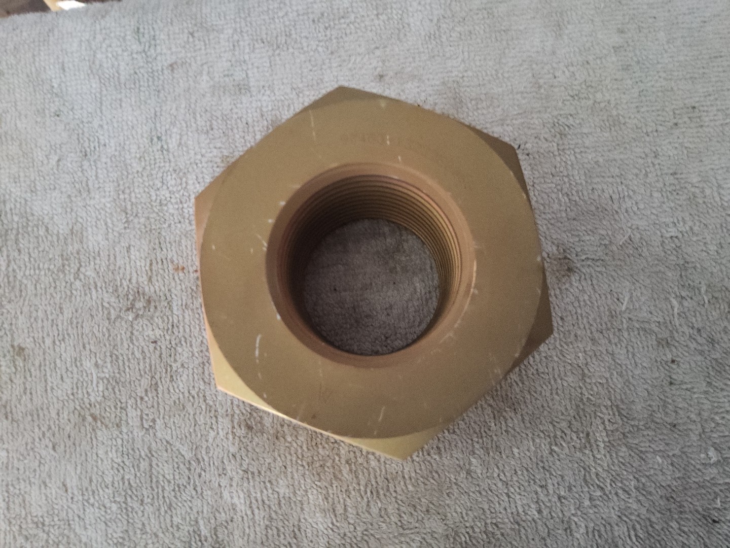 1-7/8"-6 Heavy Hex Nut (Structural) - YELLOW ZINC 1 PIECE