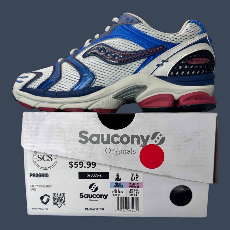 Saucony ProGrid Triumph 4 Grey/Royal/Rust – S70805-2