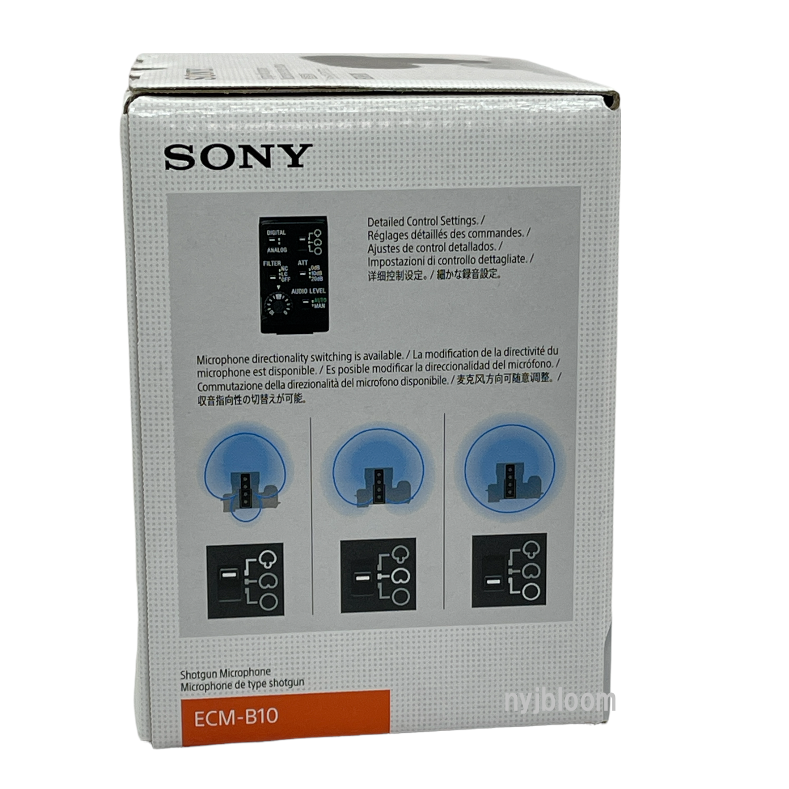 New SONY ECM-B10 Camera-Mount Digital Shotgun Microphone