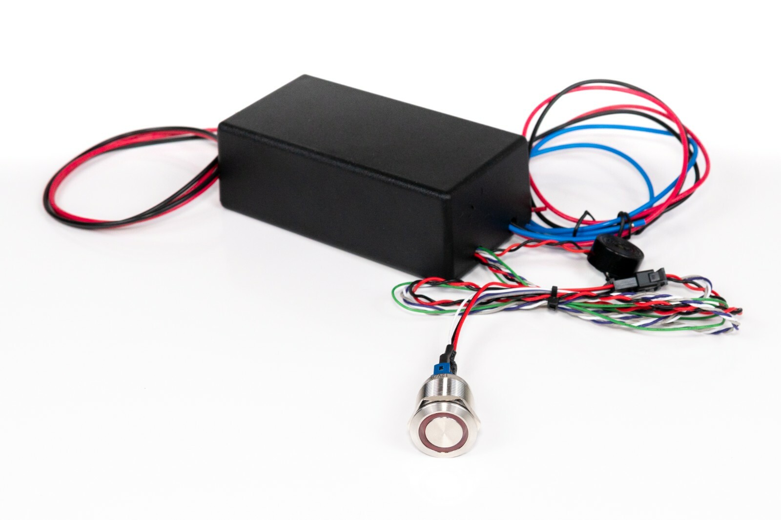 E-Stopp Electric Push Button Parking Brake Kit with Combiner Bracket
