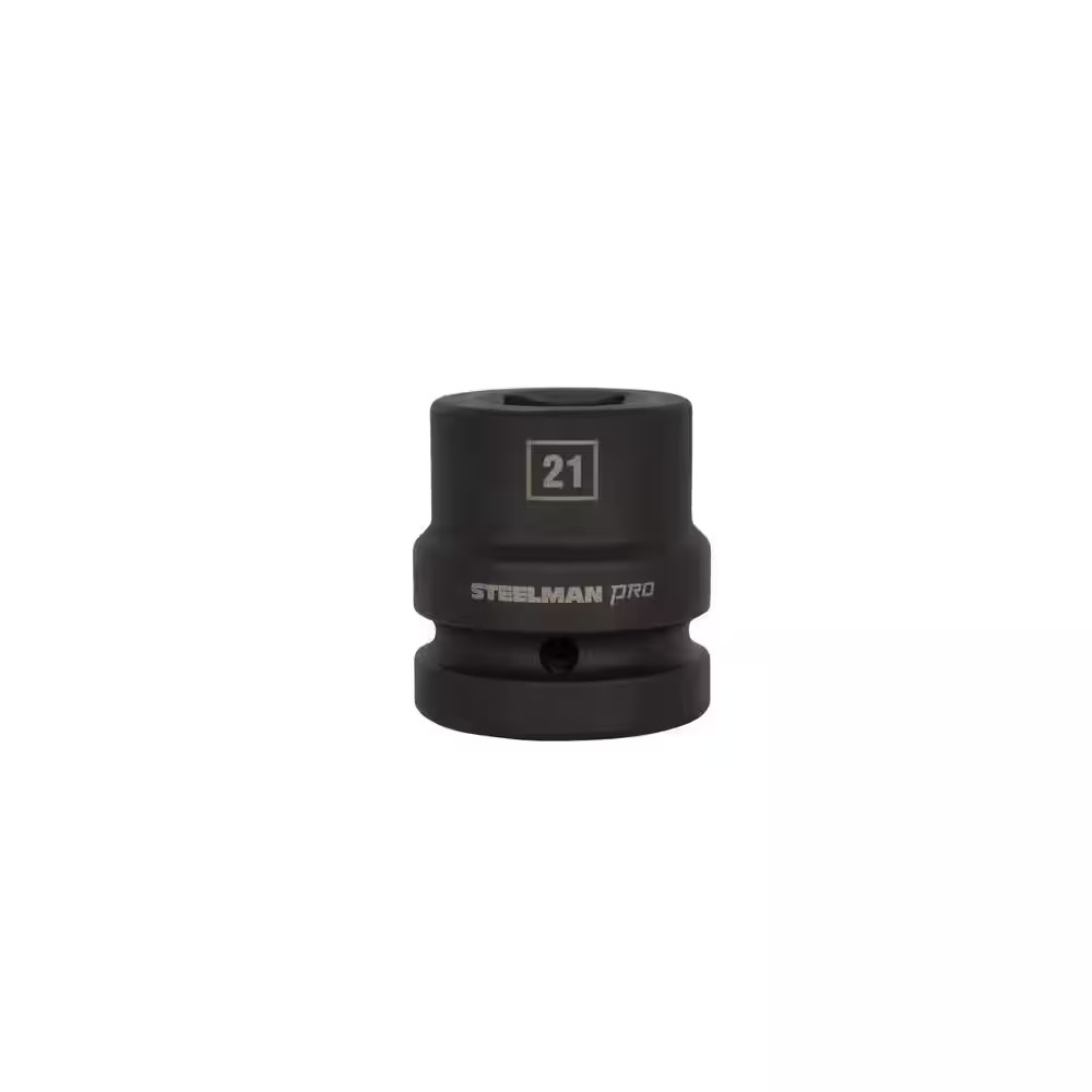1 In. X 21 Mm 6 Point Drive Impact Shallow Budd Socket
