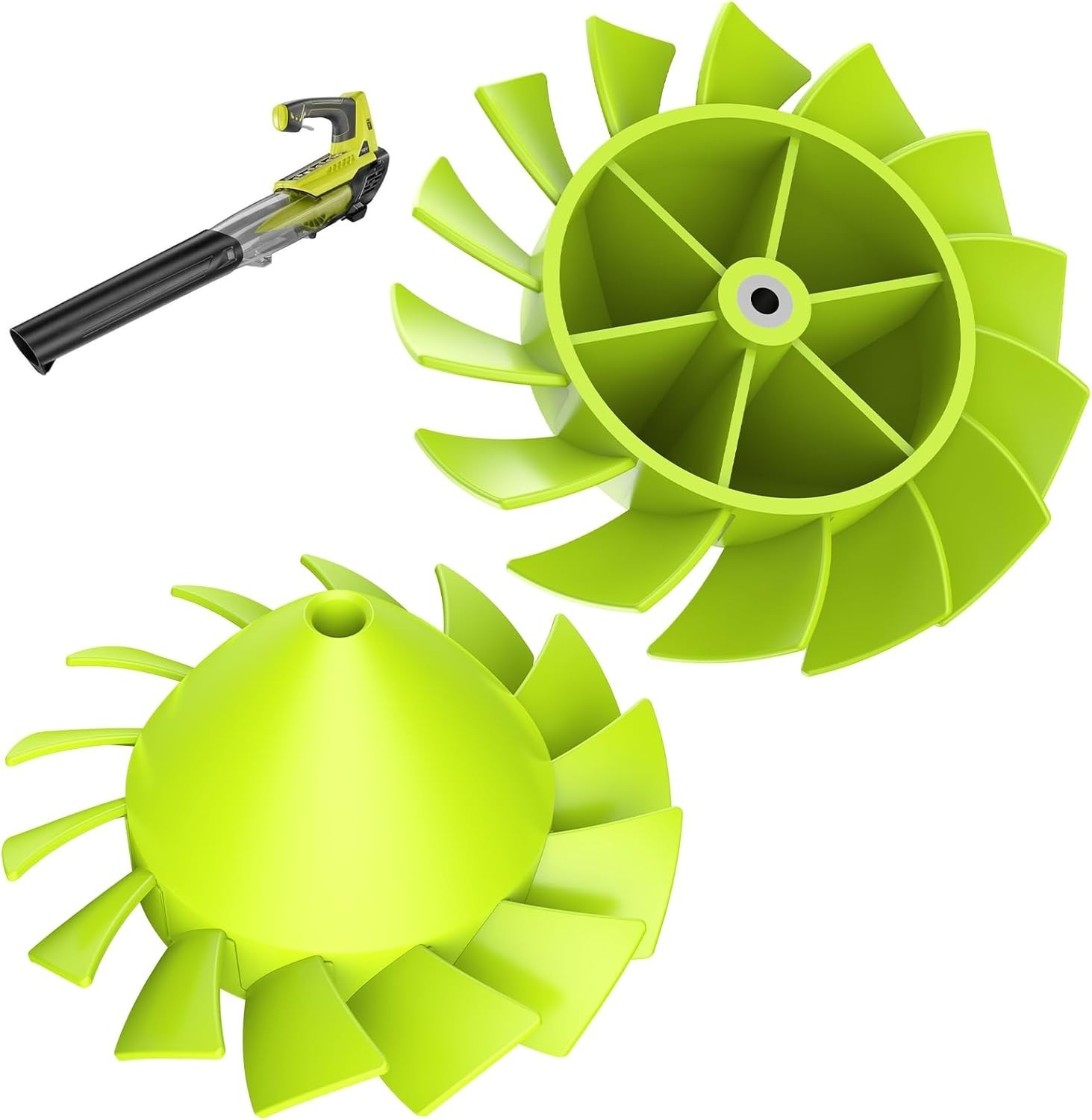 Easy-Install 2 Pack Replacement Fans for Homelite & Ryobi Blowers – 5 x 3 Inches