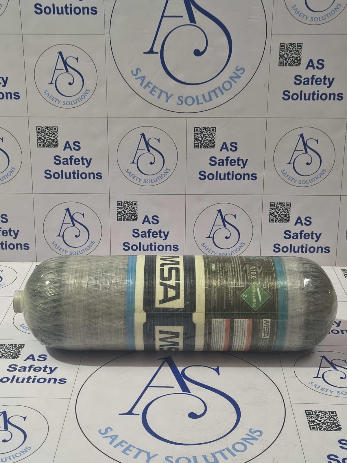 MSA composite SCBA breathing air cylinder without valve