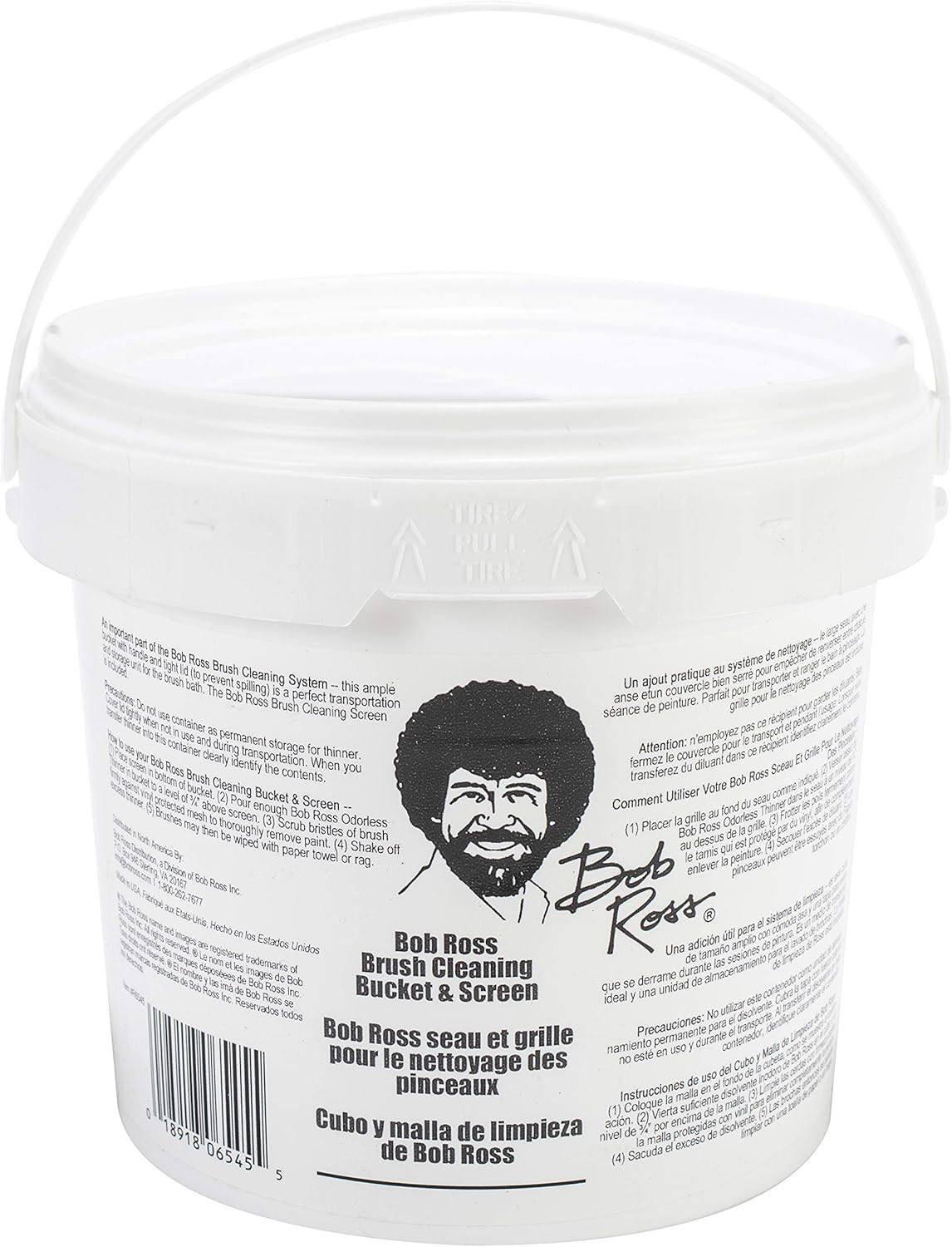 Cleaning Bucket & Screen-White