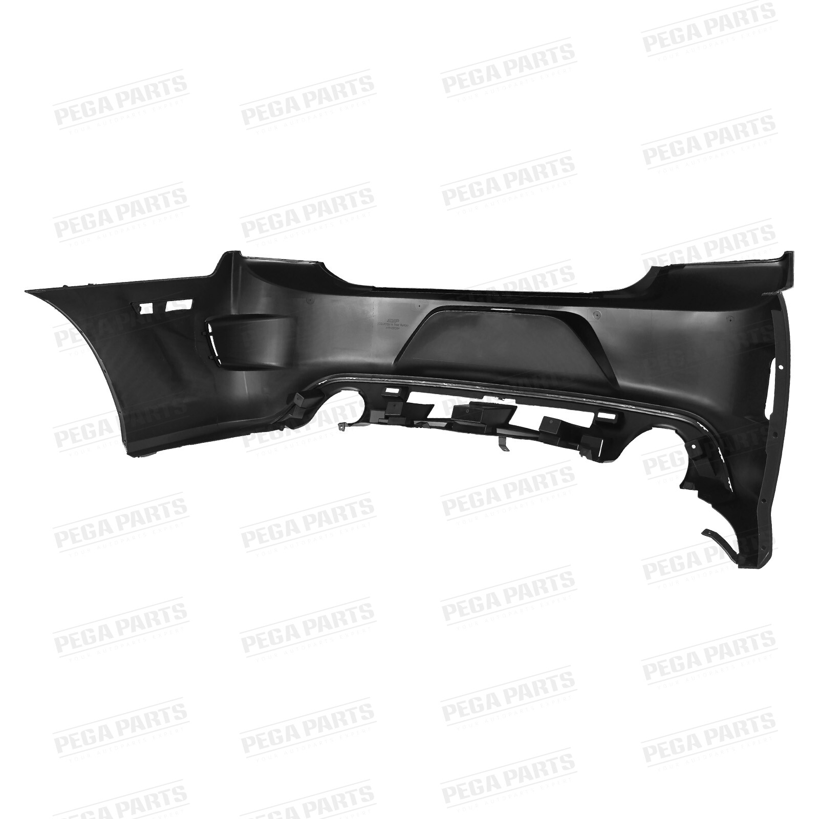 SRT 8 Style Rear Bumper Cover Fascia w/Side Grille For 2011-2014 Dodge Charger