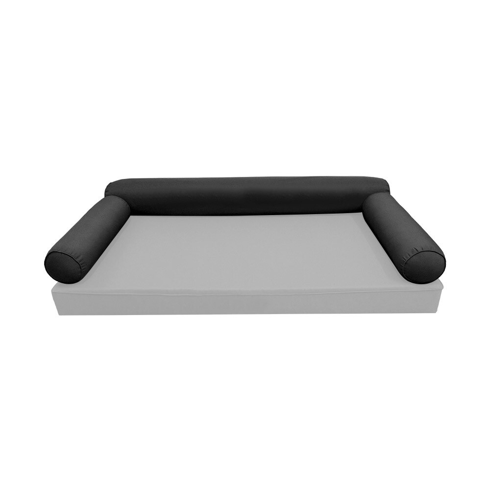 |COVER ONLY| STYLE 6 Queen Bolster Pillow Daybed Porch Swing Pipe Trim AD003