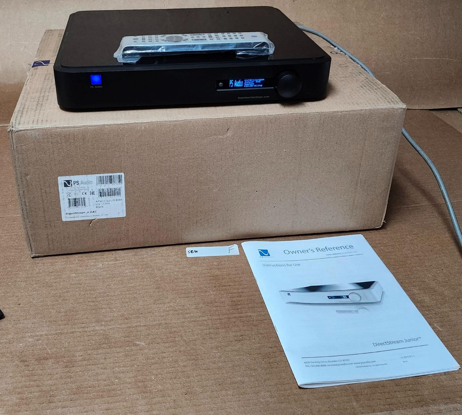 MINT IN BOX P.S AUDIO DIRECT STREAM JR D.A.C. DAC !
