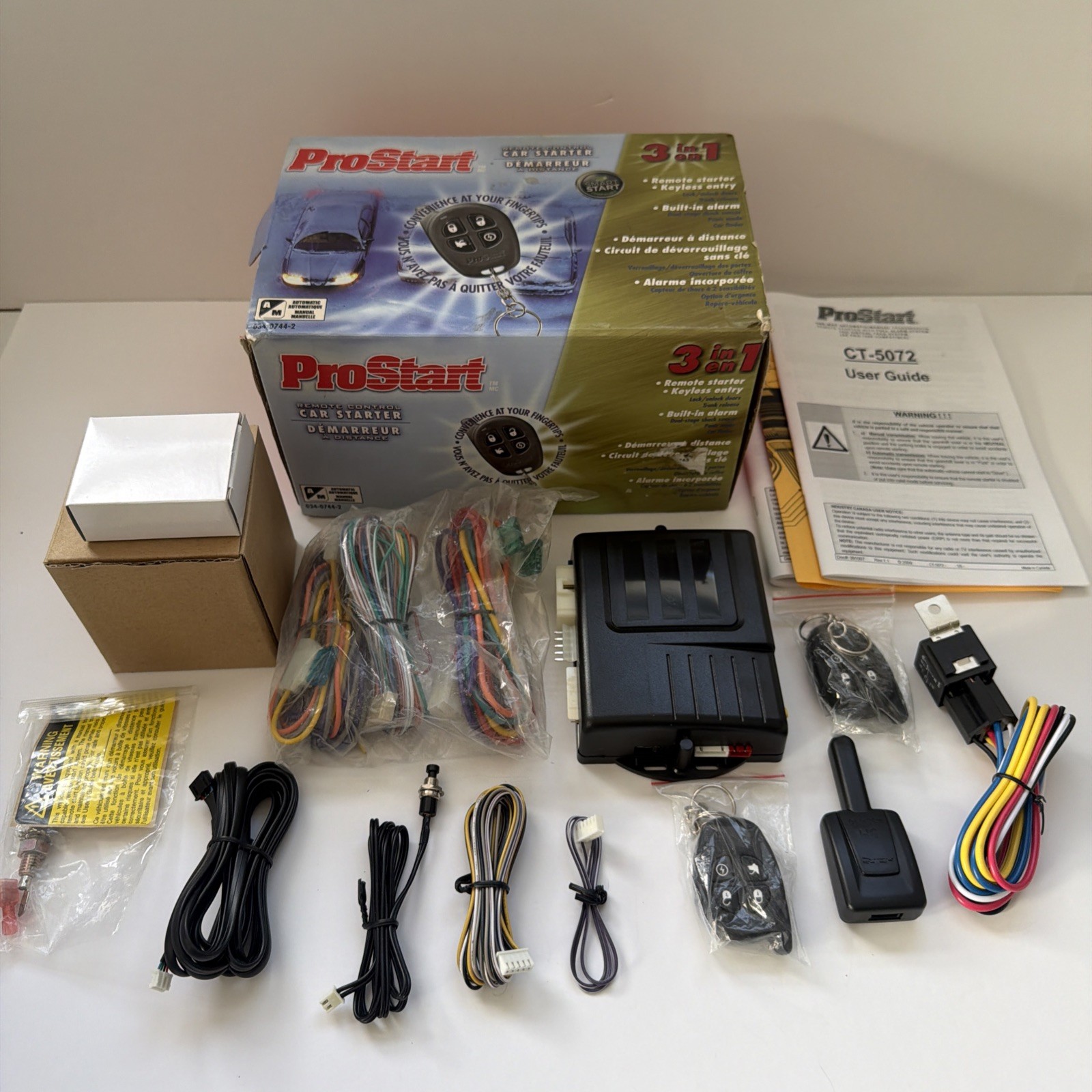 ProStart Remote Control Car Starter 3 In1 CT-5072 Automatic/Manual Keyless Entry