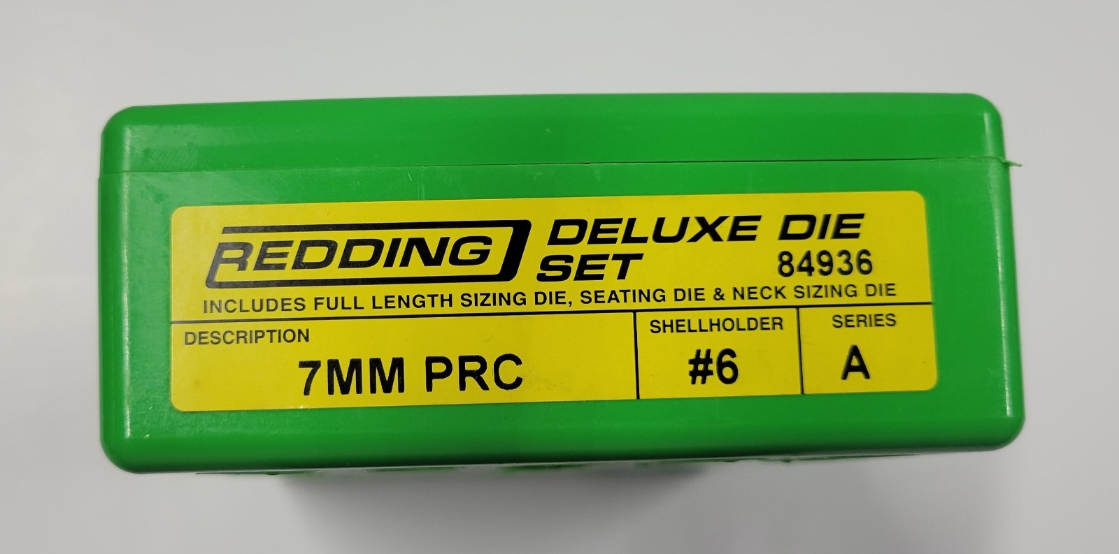 84936 REDDING 3-DIE FULL LENGTH / NECK DELUXE DIE SET - 7MM PRC - BRAND NEW