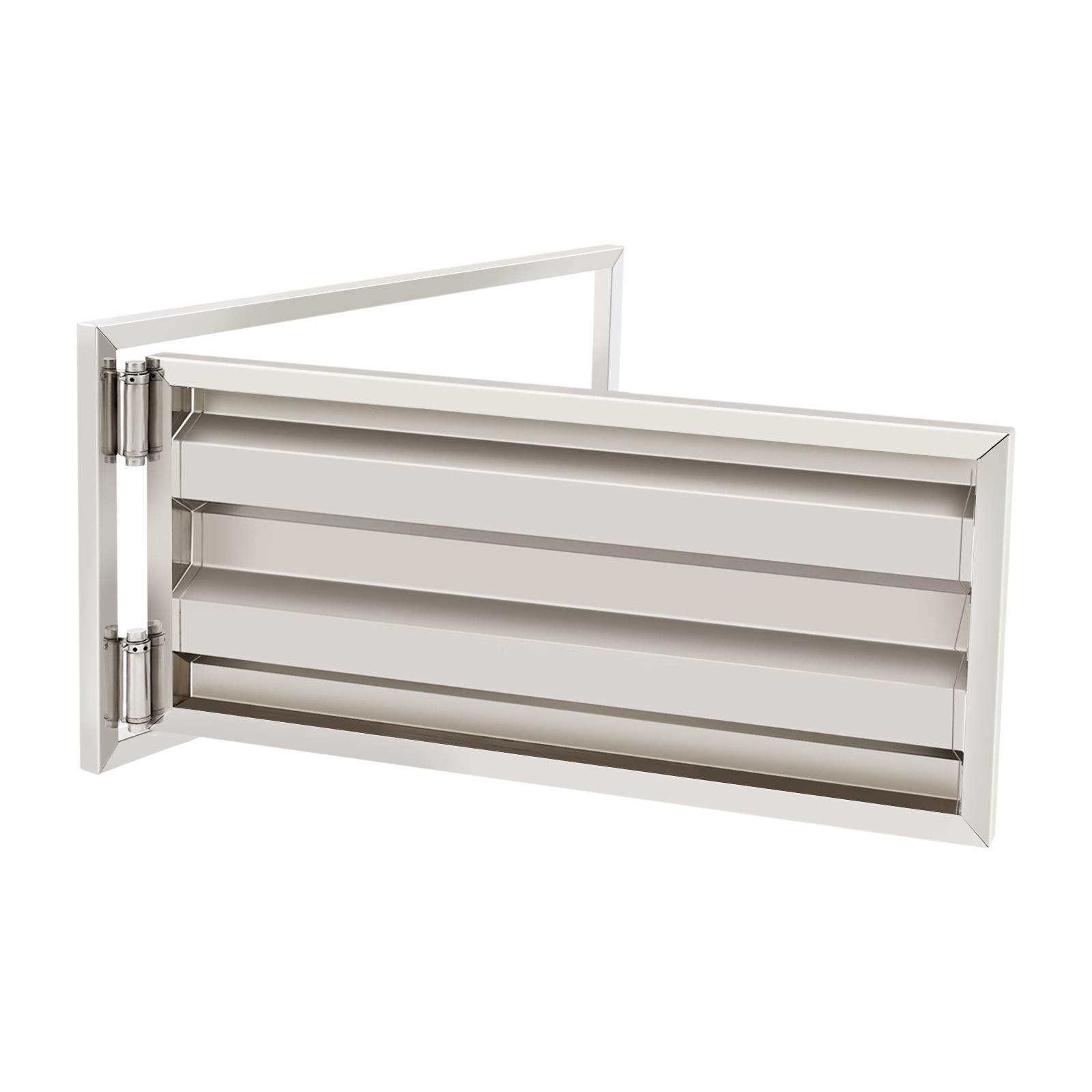 Stainless Steel Crawl Space Access Door 32"x16" Silver Attic Basement Vent Panel