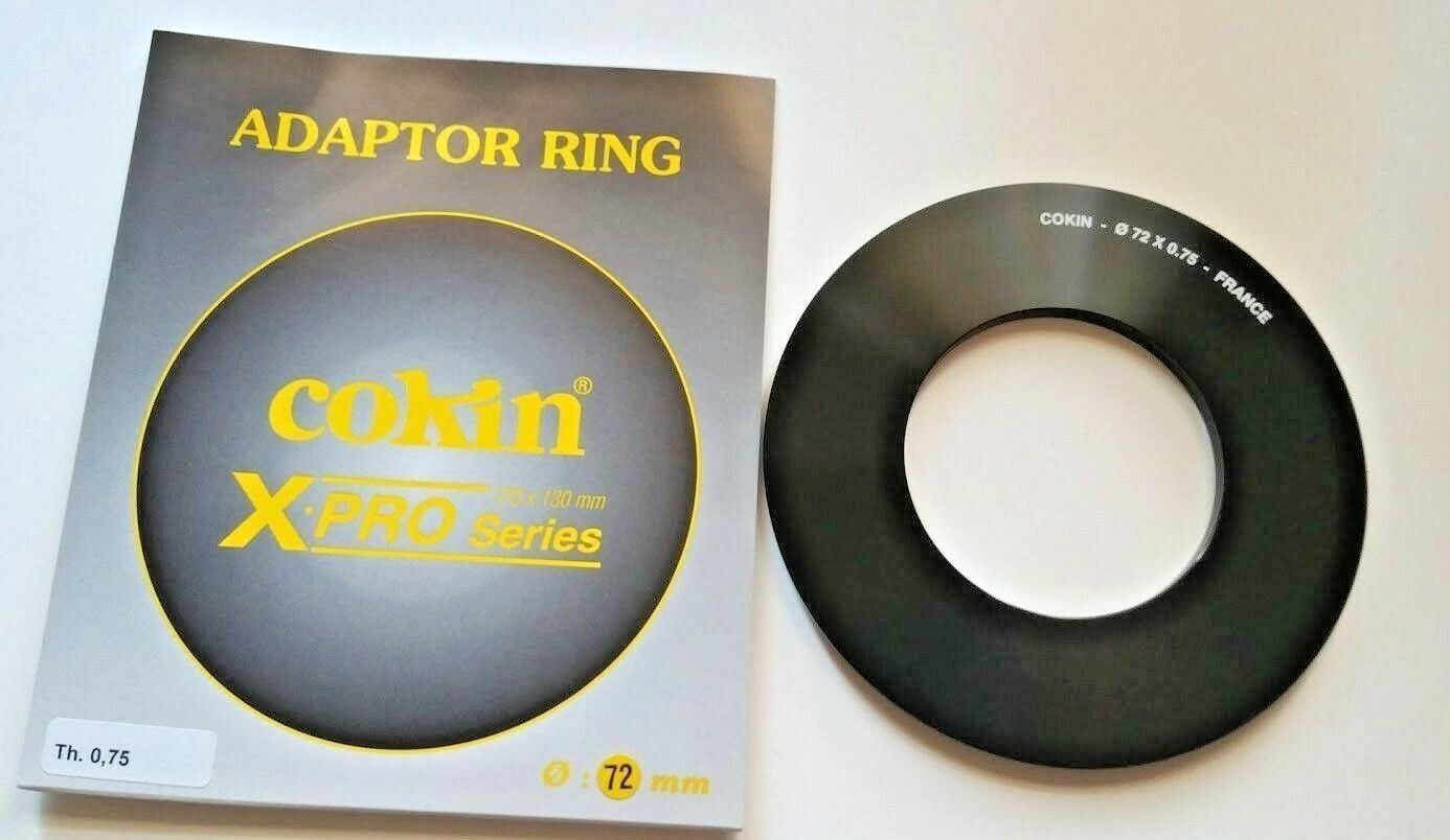 Cokin 72mm Genuine Professional Filter Holder Adapter Ring X-pro Series France