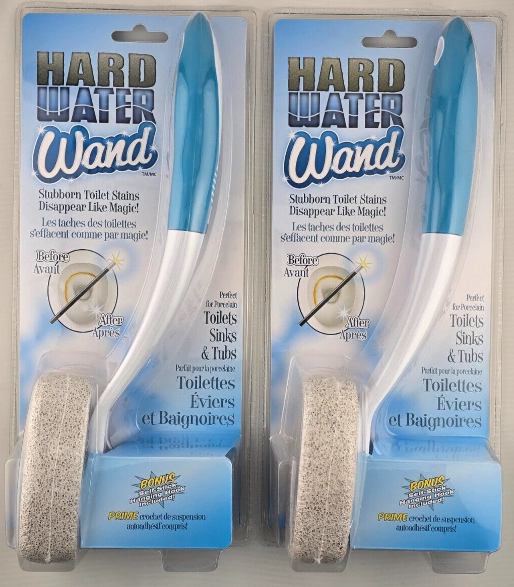 As Seen on TV Hard Water Wand with BONUS Self-Stick Hanging Hook Included 2pcs