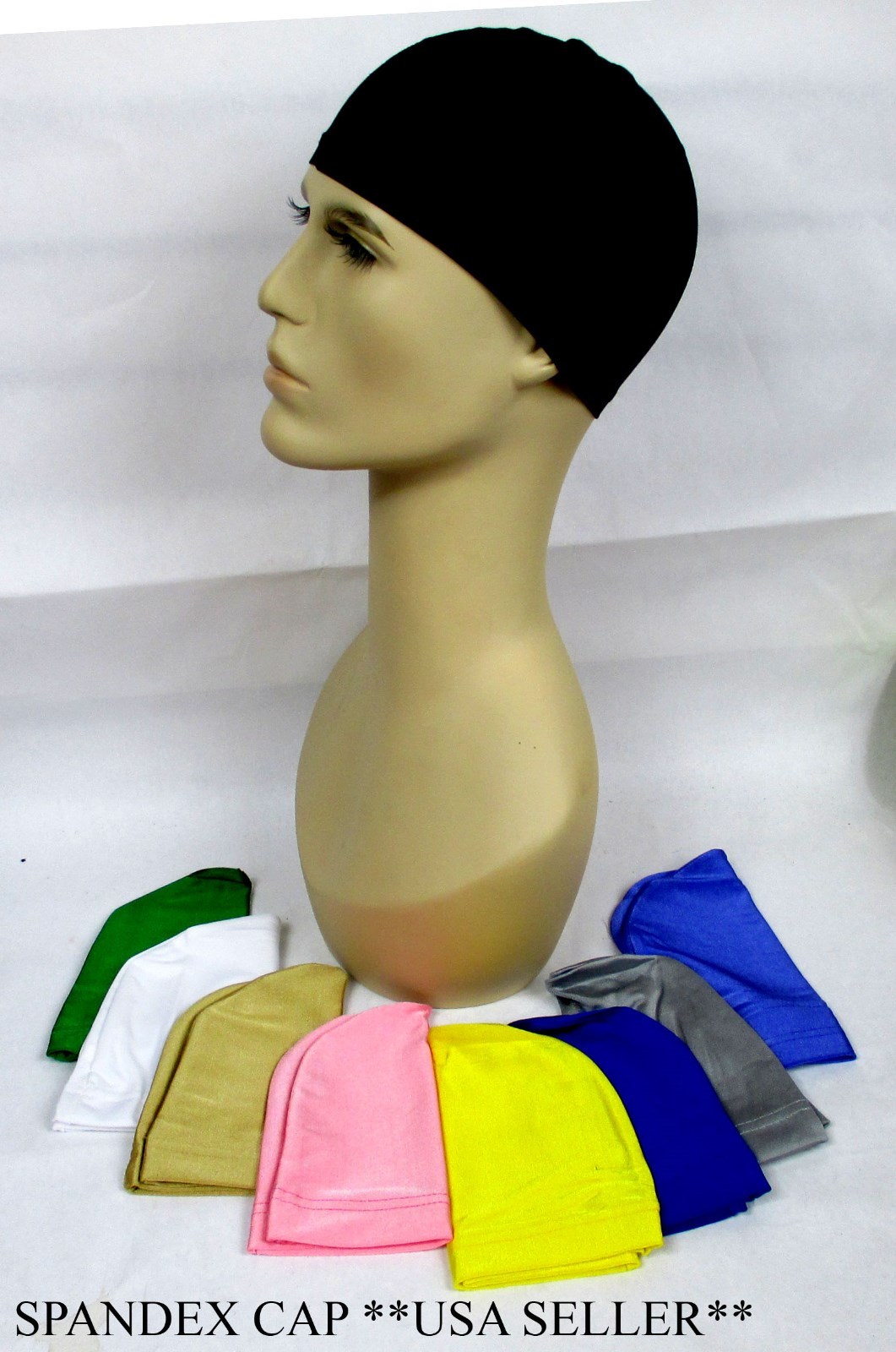 Unisex Satin  Spandex Dome Cap ,Bikers  Hat, One Size   Outdoor --MH1101A