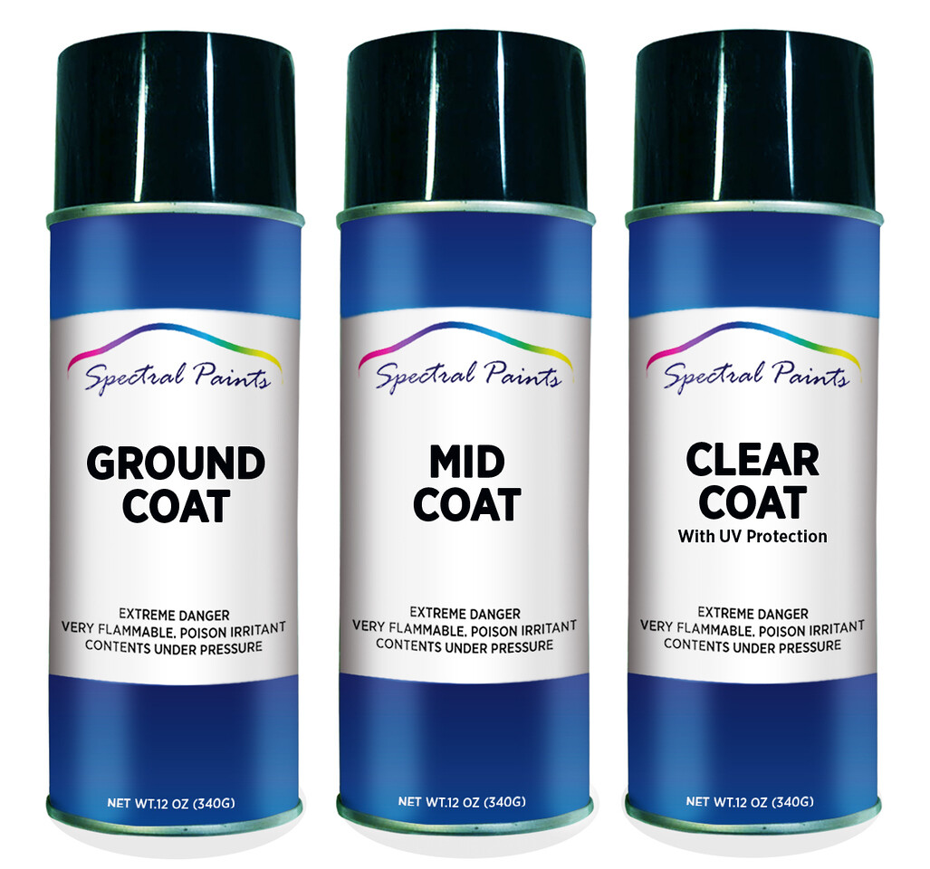 For Ford E9 Laser Red Metallic Spray Paint & Clear Compatible