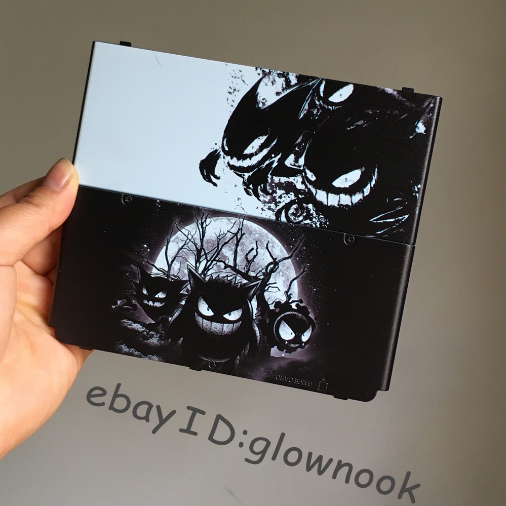 Pokemon Gengar Haunter Gastly Replacement Shell for New Nintendo 3DS Cover case
