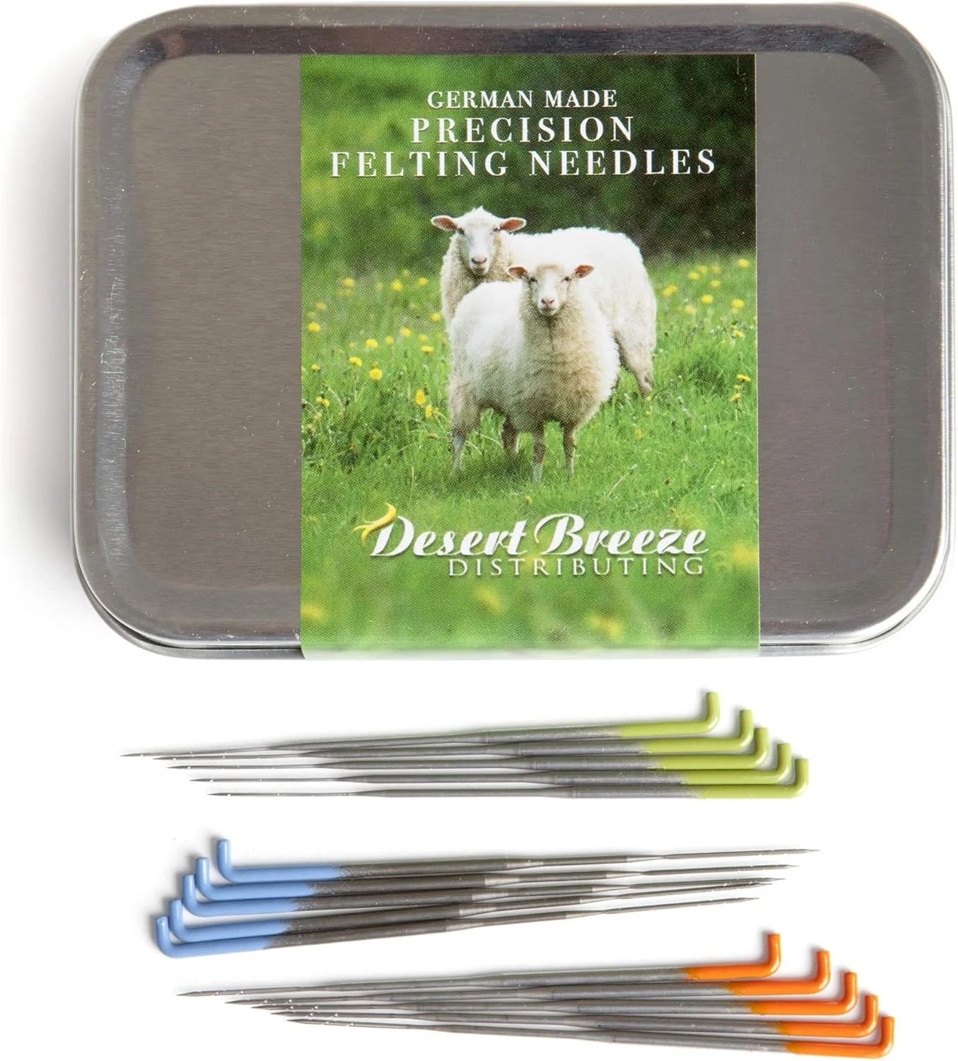 Needle Felting Kit, Basic Tools with 15 Groz-Beckert Needles, Pad & Case | 15 Gr