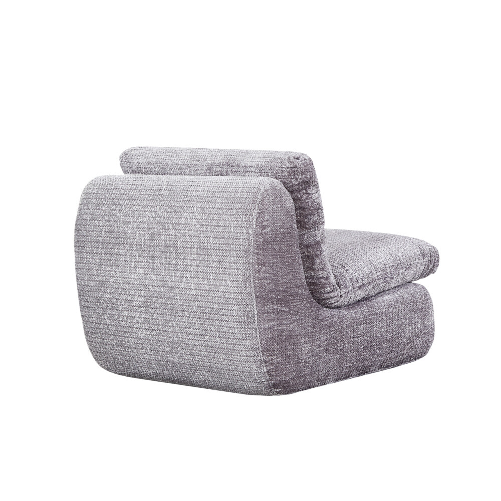 Liyasi Full Compression Sofa Chair, Ergonomic Design, Stable Construction, Grey