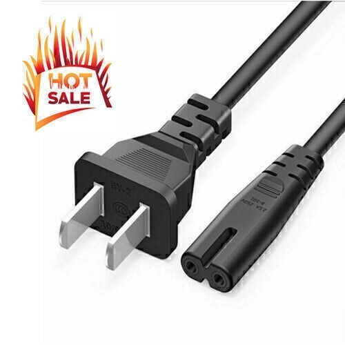AC Power Cord Cable for Xbox One S/X, Xbox Series X / S, Sony PS4 / PS4 Slim/PS3