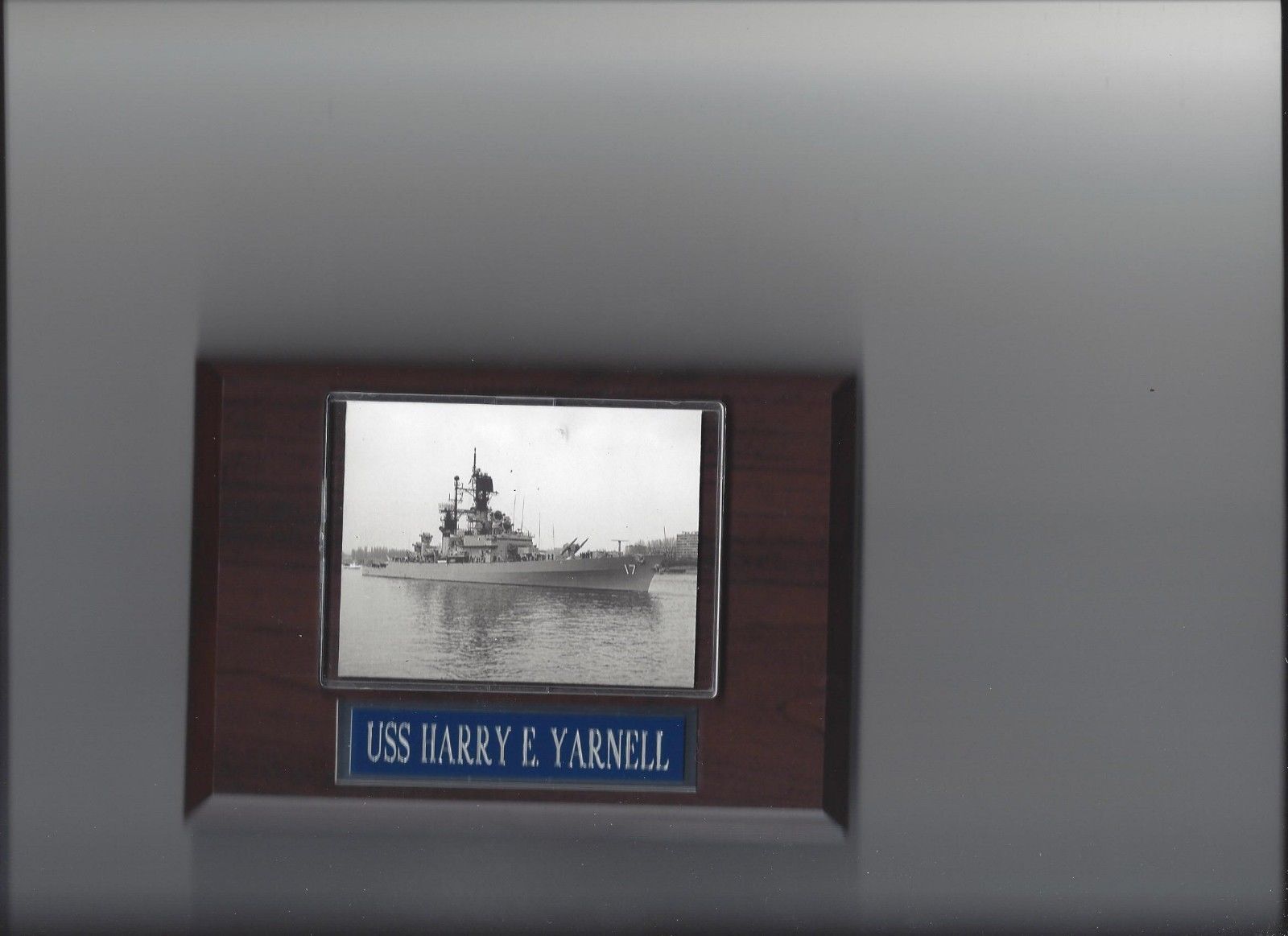 USS HARRY E. YARNELL PLAQUE CG-17 NAVY US USA MILITARY GUIDED MISSILE CRUIS SHIP