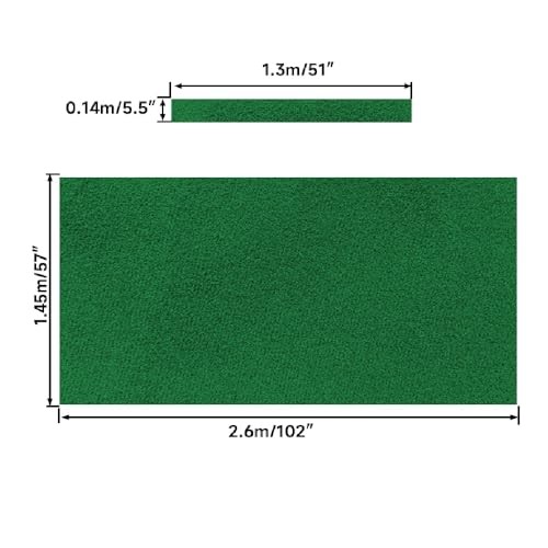 Pool Table Cloth Replacement—Billiard Felt with 6 Rail Strips—Pre 7ft Green