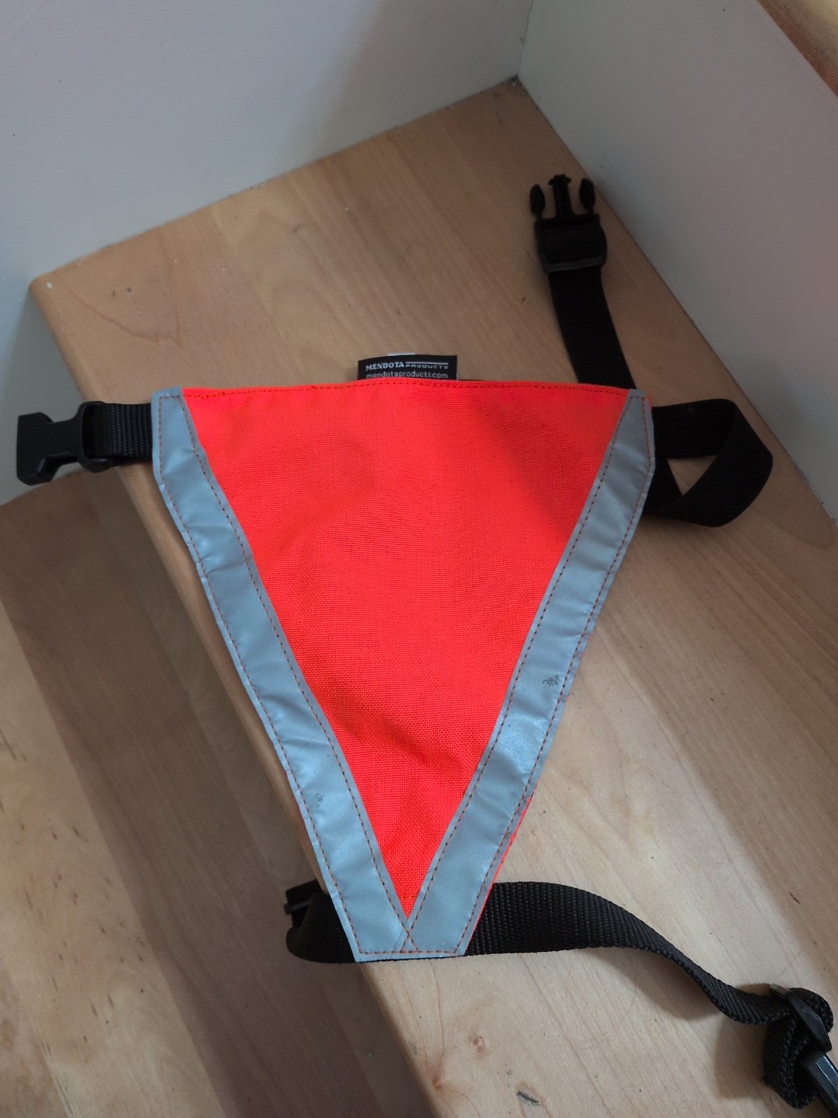 Mendota Dog Products Visi-Vest Blaze Orange Size Small