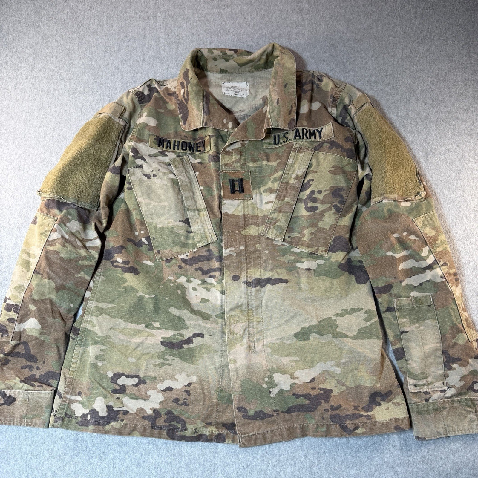 US Army OCP Multicam Combat Uniform Coat Jacket 33 Short Permethrin Treated ACU