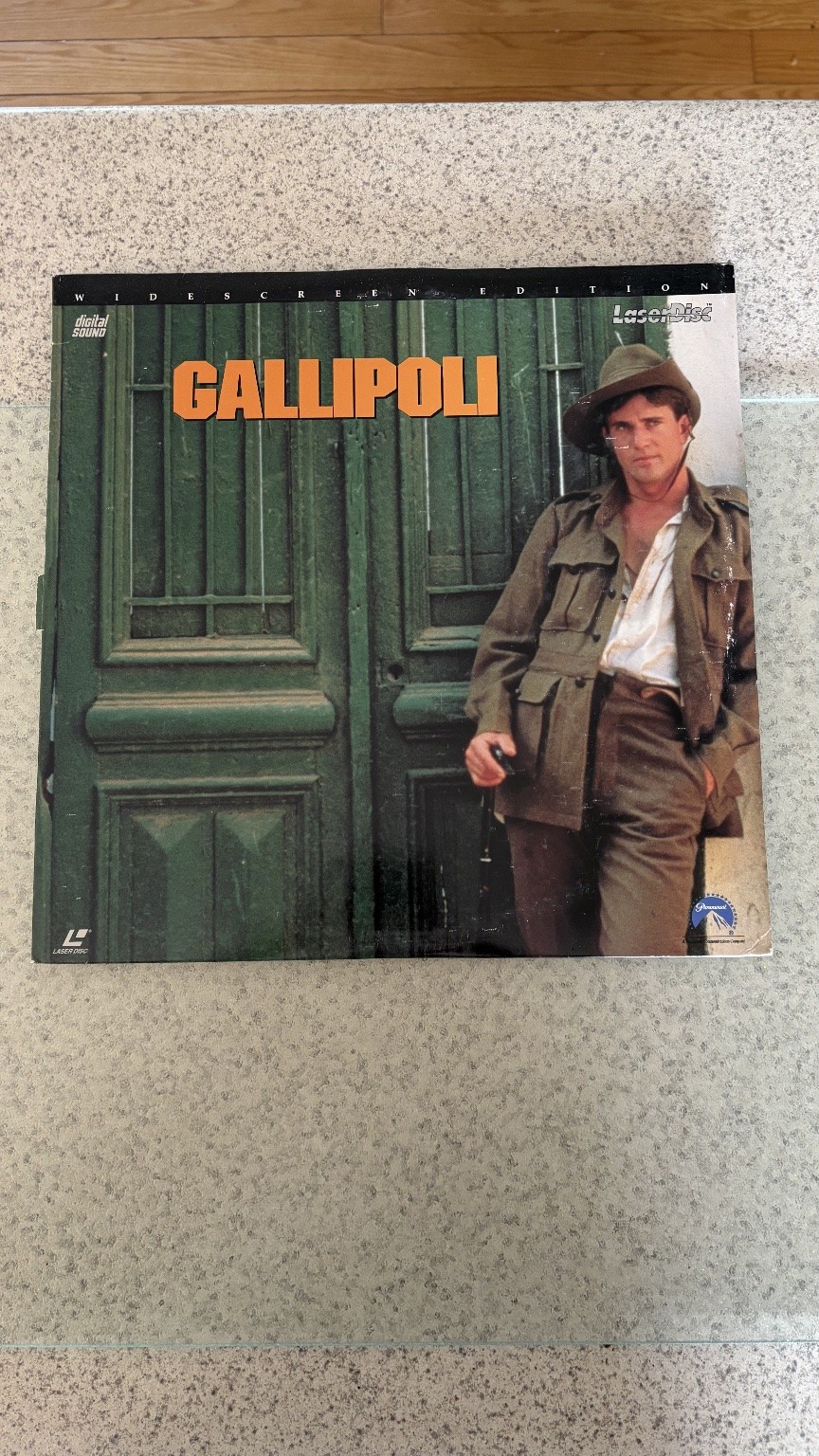 Gallipoli LaserDisc 1981 Widescreen War Drama Mel Gibson Paramount