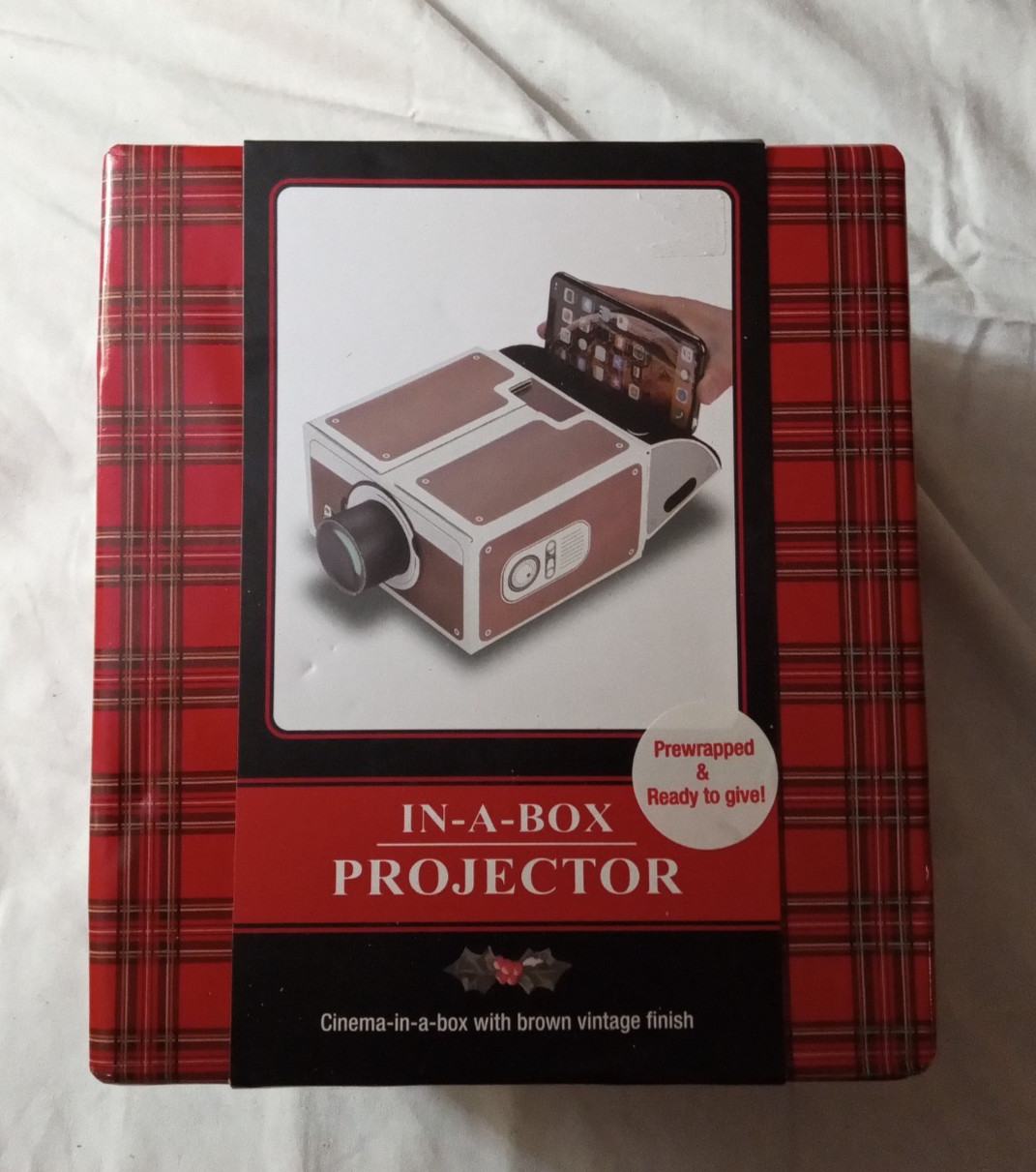 Original Fun Workshop In-A-Box Projector Cinema-In-A-Box PREWRAPPED XMAS GIFT