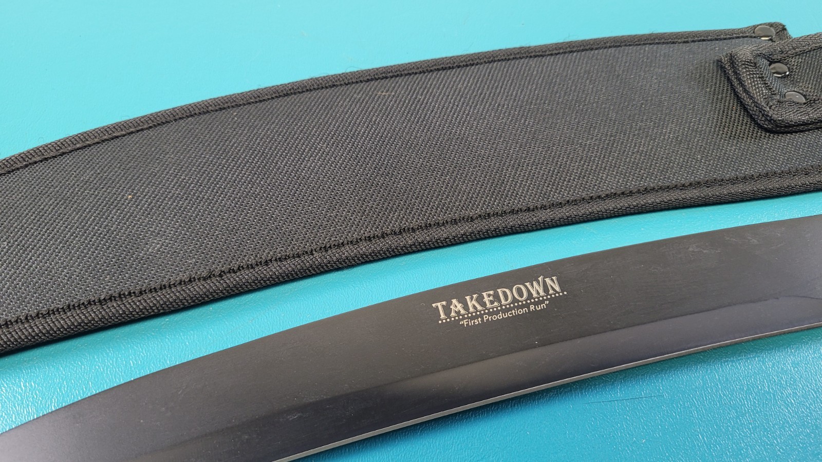 Mint Takedown Knife Machete 1st Prod Run Tiger Co. Ltd + Sheath TR905