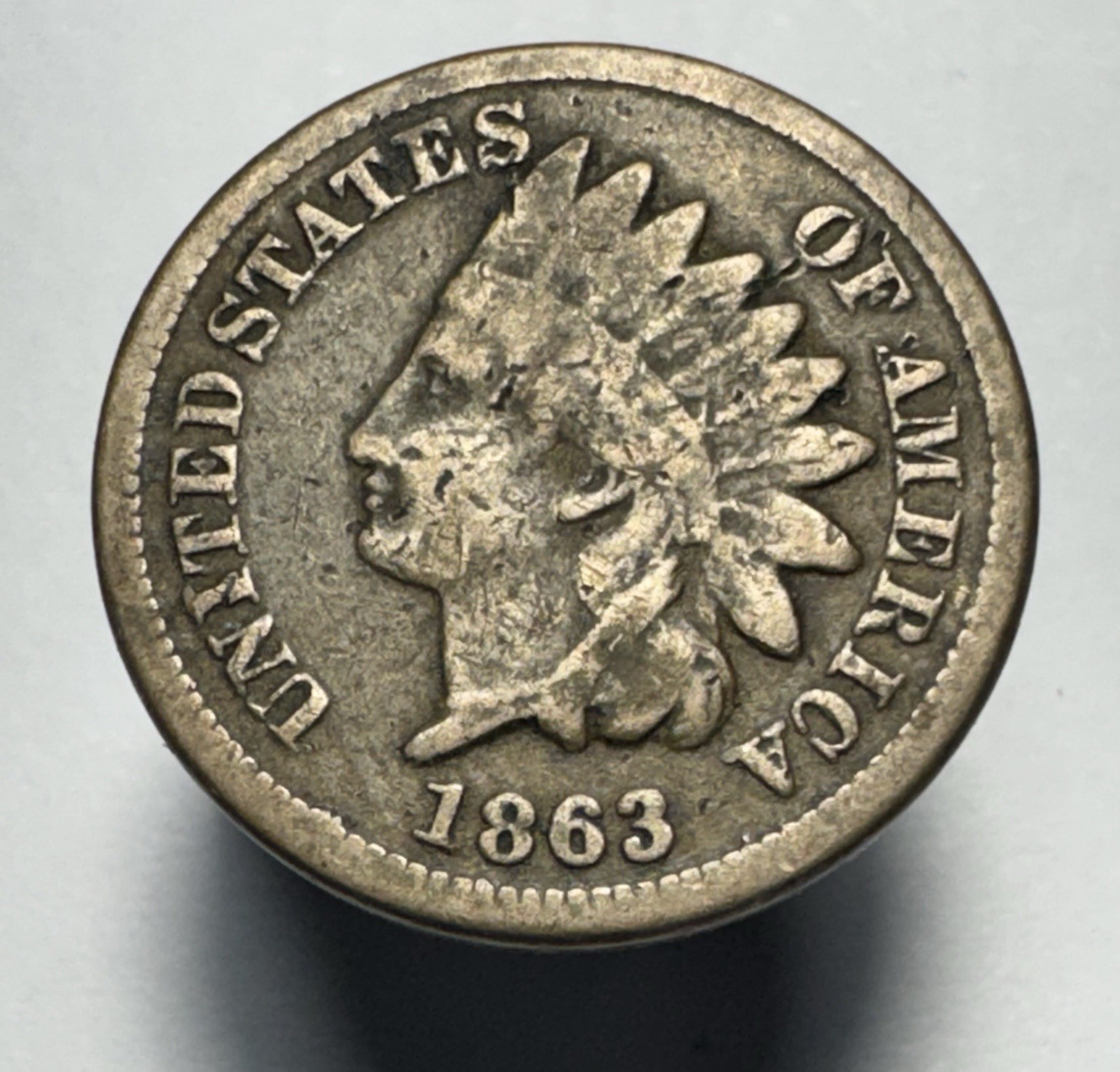 1863 Indian Head Cents -1116