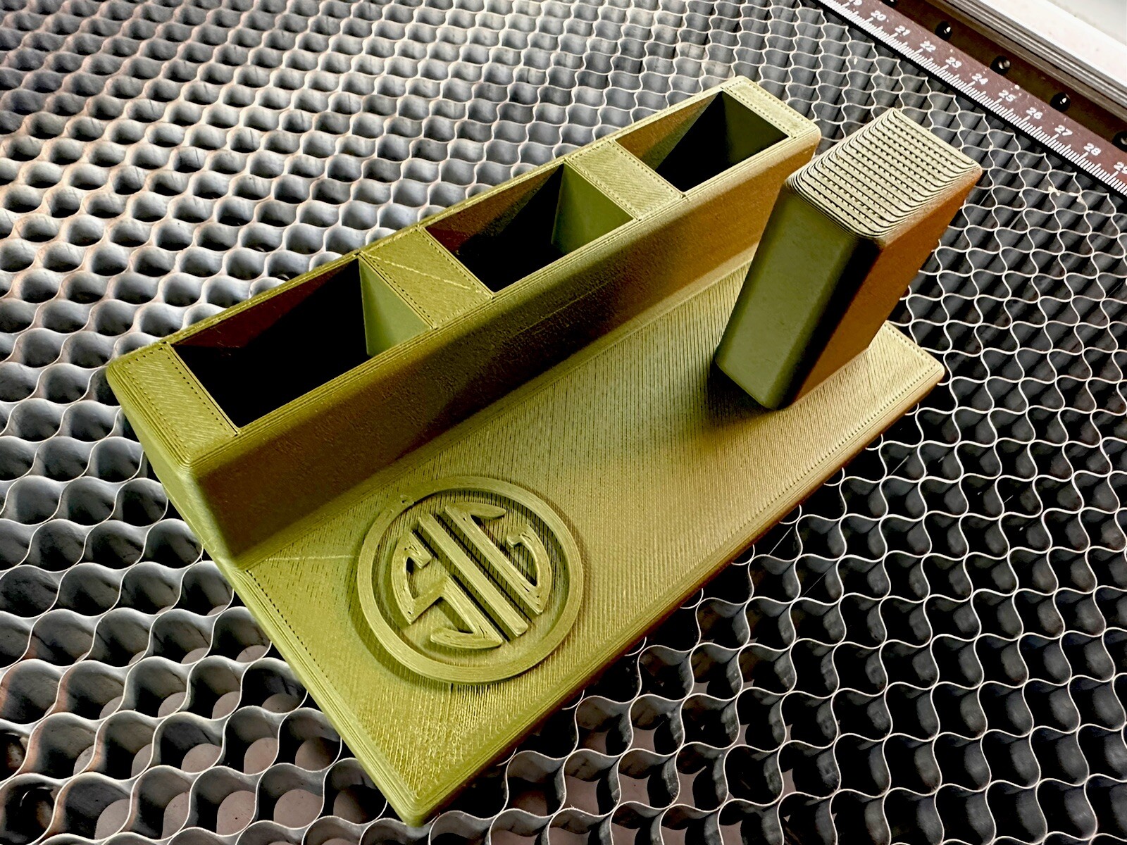 Sig Saur P365 Pistol Stand W 3 Mag Holders OD GREEN.MADE IN THE USA