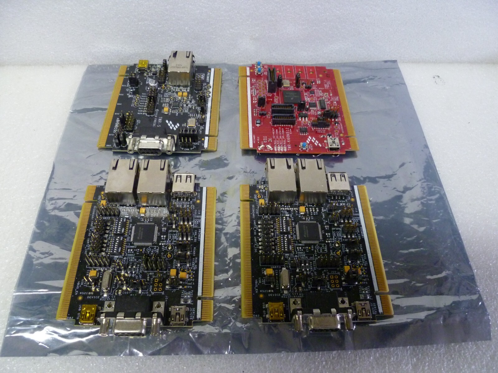 LOT OF 4 MIX FREESCALE SCH-26548 SCH-26004 SCH-26185  BOARD