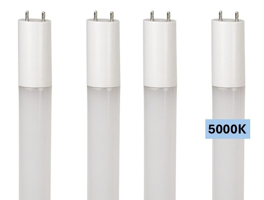 NaturaLED 4FT T8 15W LED Tube Lamp 5000K Ballast Bypass Type B 1800LM MULTIPACKS