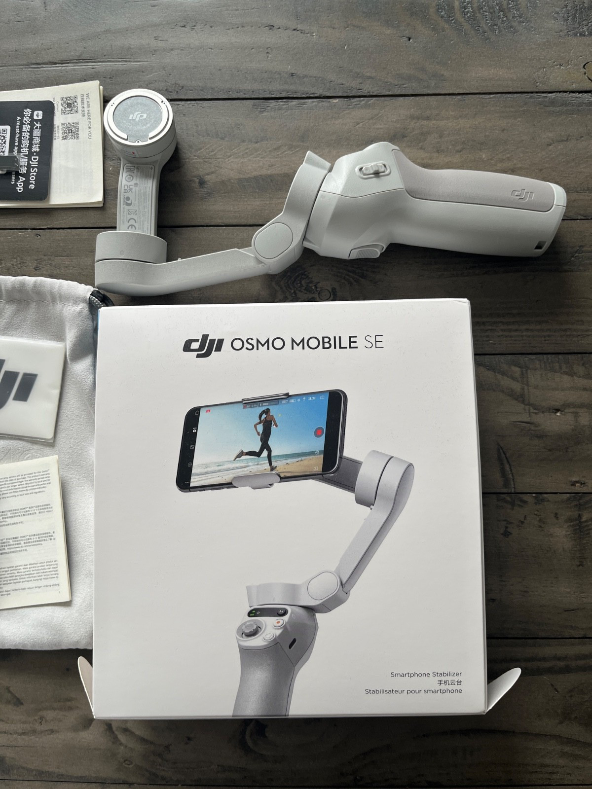 DJI Osmo Mobile SE 3-Axis Smartphone Gimbal Open Box Never Used